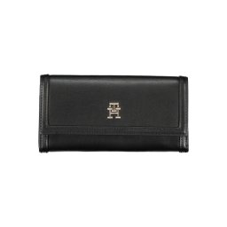 Дамски портфейл Tommy Hilfiger, черен