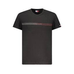 Черна тениска с къс ръкав Tommy Hilfiger