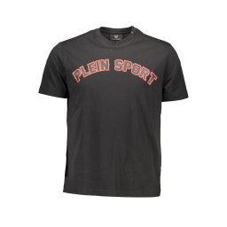 Черна тениска с къс ръкав Plein Sport