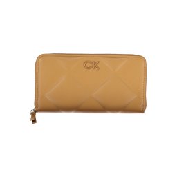 Дамски портфейл Calvin Klein кафяв