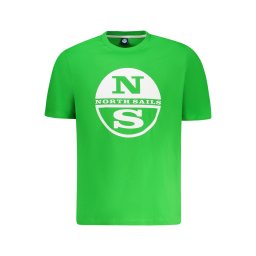 Зелена тениска с къс ръкав NORTH SAILS