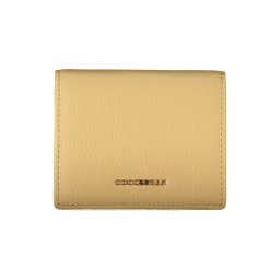 Дамски портфейл Coccinelle бежов