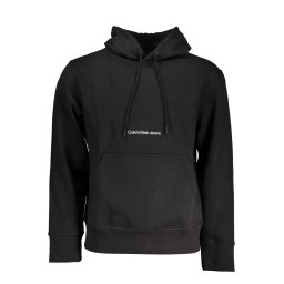 Черен суичър с качулка Calvin Klein