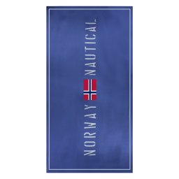 Синя плажна кърпа Норвегия 1963