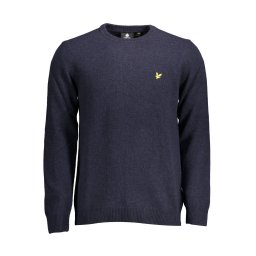 Син пуловер Lyle & Scott
