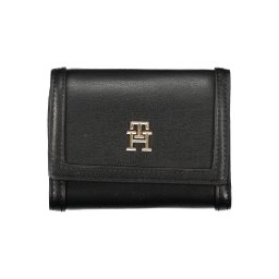 Дамски портфейл Tommy Hilfiger, черен