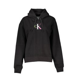 Черен суичър с качулка Calvin Klein