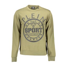 Зелен суитшърт PLEIN SPORT без качулка