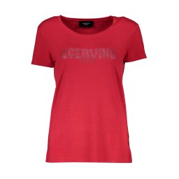 Червена тениска с къс ръкав SCERVINO STREET