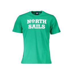Зелена тениска с къс ръкав NORTH SAILS