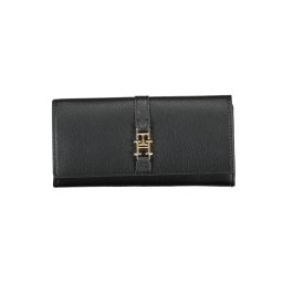 Дамски портфейл Tommy Hilfiger, черен