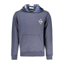 Суичър с качулка GUESS JEANS син