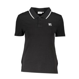 Дамска черна поло тениска FILA