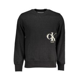 Черен суичър с качулка Calvin Klein