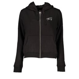 Дамски черен суитшърт с цип Tommy Hilfiger