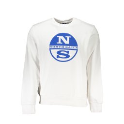 Бял суитшърт North Sails без цип