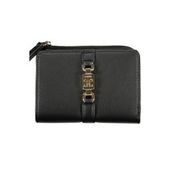 Дамски портфейл Tommy Hilfiger, черен