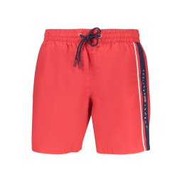 Червени мъжки бански шорти