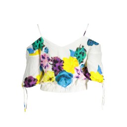 Рокля и топ Desigual с флорален принт