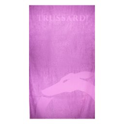 Лилава плажна кърпа Trussardi Jeans