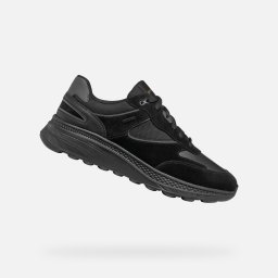 Black men's sneakers Geox Spherica Actif X1 - Men's