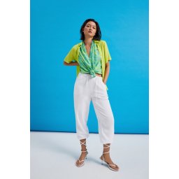 Marisse Women's Trousers L-Sp-4323 White