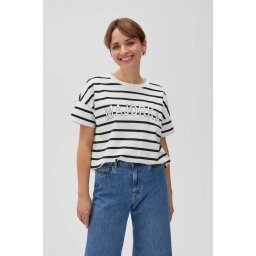 Marisse Women's Sweatshirt L-Bl-4601 Off White