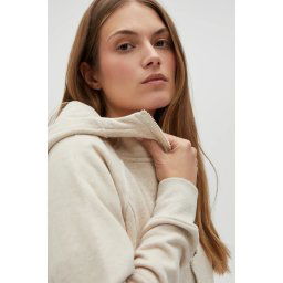 Marisse Women's Sweatshirt L-Bl-4611 L.Beige Mel