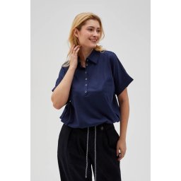 Marisse Women's Sweatshirt L-Bl-4613 Navy