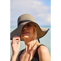 Marisse Women's Hat L-Cz-4603 Black
