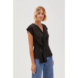 Marisse Women's Shirt L-Ko-4605 Black