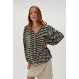 Marisse Women's Shirt L-Ko-4607 Black