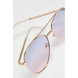 Marisse Sunglasses With Gold-Colored Metal Frames