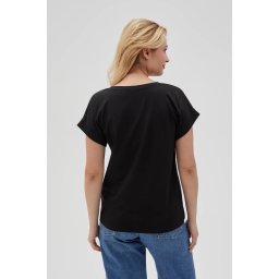 Marisse Women's T-Shirt L-Ts-4626 Black