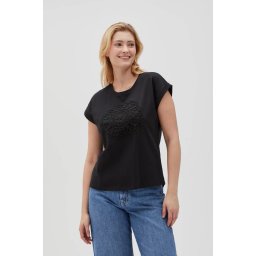 Marisse Women's T-Shirt L-Ts-4644 Black
