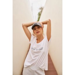Marisse White T-Shirt With The Inscription