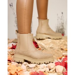 Resti Beige Women's Insulated Comfy Walk Boots