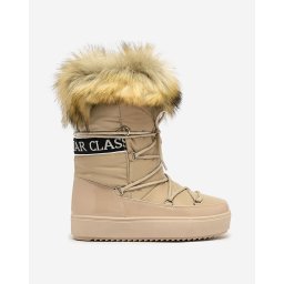 Resti Light brown slip-on boots a'la snow boots for women Gomllo