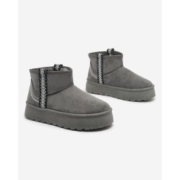 Resti Women's short boots a'la snow boots with ornament Erititta