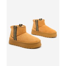 Resti Women's short boots a'la snow boots with ornament Erititta