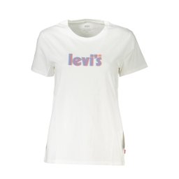 Дамска бяла тениска с къс ръкав Levi's