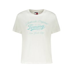 Бяла тениска с къс ръкав Tommy
