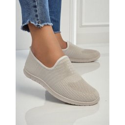 Resti Callista Women's Beige Moccasins Made of Breathable Fabric Spring Summer