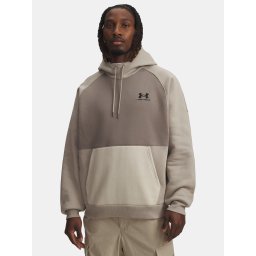 Men's sweatshirt Under Armour UA Icon HW Colorblocked Hdy-BRN - Men's