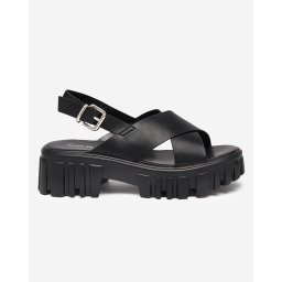 Resti Black women's sandals on a massive Otida sole - Footwear