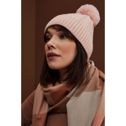 Marisse Cap with a pompom