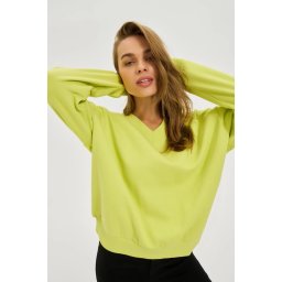 Marisse WOMEN'S SWEATSHIRT Z-BL-4807 LIME
