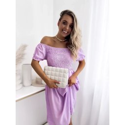 Resti Purple women's mini dress a'la hiszpanka- Clothing