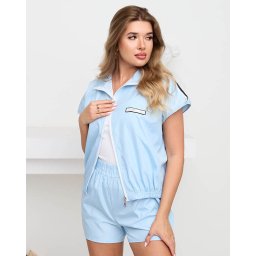 Resti Women's blue sports zip-up sweat suit - Clothing
