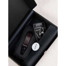 Ombre Men's travel style gift set - silver pin and key ring
